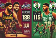 Cleveland Cavaliers vs Boston Celtics Match Player Stats