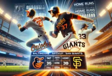 Baltimore Orioles vs San Francisco Giants Match Player Stats