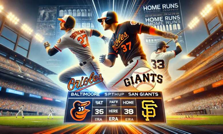 Baltimore Orioles vs San Francisco Giants Match Player Stats