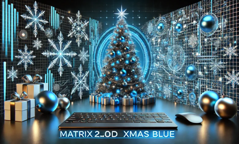 Matrix2.0Add Xmas Blue