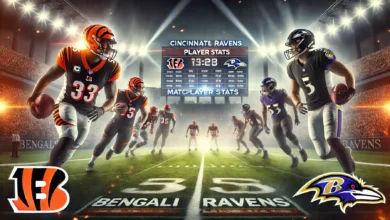 bengals vs baltimore ravens match player stats