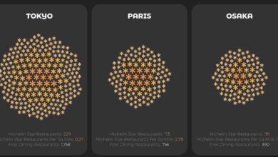 Which city has the most Michelin stars
