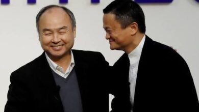 Masayoshi Son and Greg Hayes